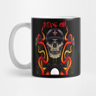 Biker skull Mug